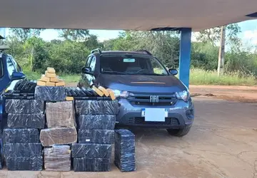 PRF prende homem transportando quase 400 quilos de maconha na BR-262