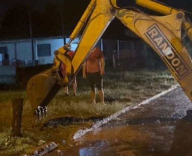 Chuva intensa causa alagamentos em Bela Vista e Prefeitura cria força-tarefa para ajudar famílias afetada