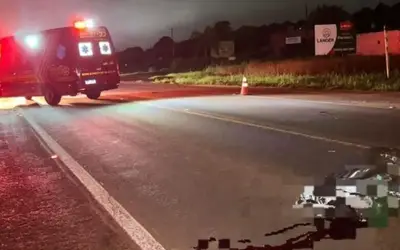 Homem morre atropelado na BR-463 até por motorista fugir sem prestar socorro