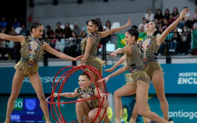 Brasileiras levam prata em etapa da Copa do Mundo de Ginástica Rítmica